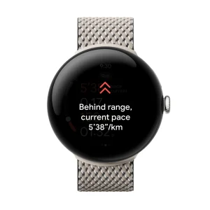ساعت هوشمند 45 میلی‌متری گوگل مدل Pixel Watch 3 با بند سیلیکونی