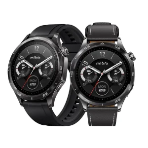 ساعت هوشمند 47 میلی‌متری میبرو مدل Watch GT XPAW026 با بند چرمی