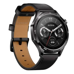 ساعت هوشمند 47 میلی‌متری میبرو مدل Watch GT XPAW026 با بند چرمی