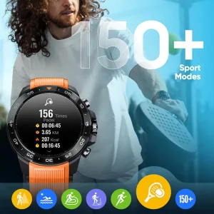 ساعت هوشمند 48 میلی‌متری میبرو مدل GS Explorer S با بند سیلیکونی