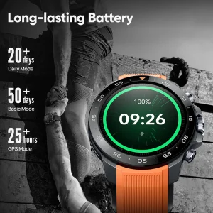ساعت هوشمند 48 میلی‌متری میبرو مدل GS Explorer S با بند سیلیکونی