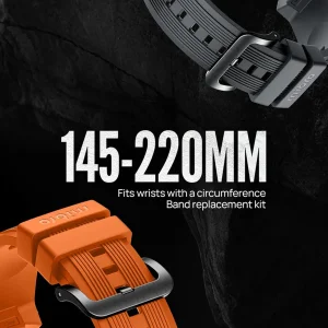 ساعت هوشمند 48 میلی‌متری میبرو مدل GS Explorer S با بند سیلیکونی