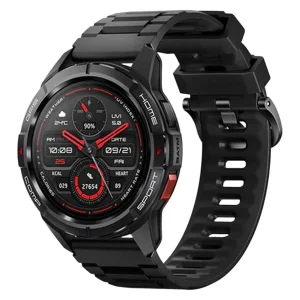 ساعت هوشمند میبرو مدل GS Active بند سیلیکونی، ضد آب، 150 حالت ورزشی، صفحه نمایش AMOLED، سنسور اکسیژن خون، شمارش ضربان قلب