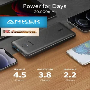 پاوربانک 22.5 وات ریمکس مدل A1268 ظرفیت 20000 میلی آمپر ساعت