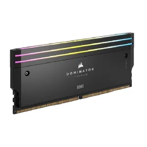 رم دسکتاپ کورسیر DOMINATOR TITANIUM DDR5 دو کاناله 64 گیگابایت 6600 مگاهرتز تایمینگ CL32 DIMM