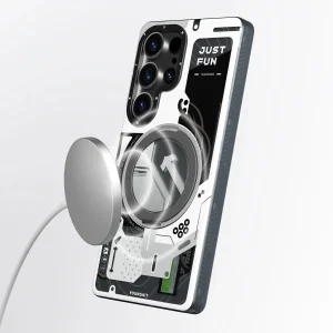 کاور یانگ کیت مدل 01-Cyberpunk 360° Spin Magnetic Stand Case مناسب برای گوشی موبایل سامسونگ Galaxy S25 Ultra