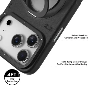 کاور یانگ کیت مدل LEATHER 360 مناسب برای گوشی موبایل اپل IPHONE 17 PROMAX
