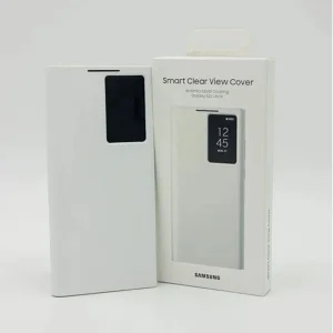 کیف کلاسوری سامسونگ مدل Clear View Cover مناسب برای گوشی موبایل سامسونگ Galaxy S22 Ultra