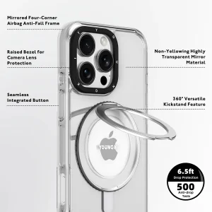 کاور یانگ کیت مدل Crystal 360° Rotation  مناسب برای گوشی موبایل اپل iphone 16pro