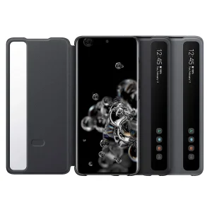 کیف کلاسوری سامسونگ مدل Clear View Standing مناسب برای گوشی موبایل سامسونگ Galaxy S20 Ultra