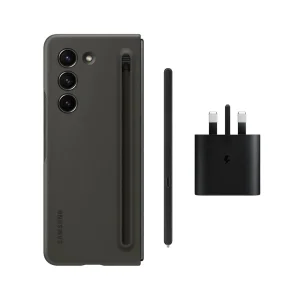 کاور سامسونگ مدل EF-OF94P مناسب برای گوشی موبایل سامسونگ Galaxy Z Fold5 به همراه قلم S Pen و شارژر