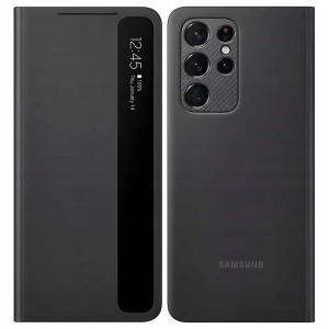کیف کلاسوری سامسونگ مدل Clera View Cover مناسب برای گوشی موبایل سامسونگ Galaxy S21 Ultra