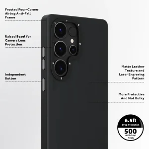 کاور یانگ کیت مدل Matte Leather Case مناسب برای گوشی موبایل سامسونگ Galaxy S25 Ultra
