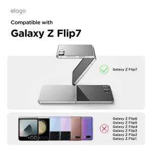 کاور اپیکوی مدل Transparent Fold مناسب برای گوشی موبایل سامسونگ Galaxy Z Flip 7