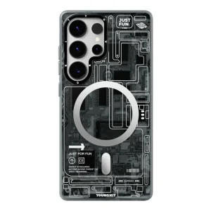 کاور یانگ کیت مدل Cyberpunk Tech مناسب برای گوشی موبایل سامسونگ Galaxy S25 Ultra