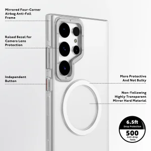 کاور یانگ کیت مدل Crystal Magnetic Series مناسب برای گوشی موبایل سامسونگ Galaxy S25 Ultra