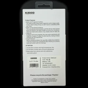 کاور کی زد دو مدل MAT GUARD مناسب برای گوشی موبایل اپل iphone 17 pro max