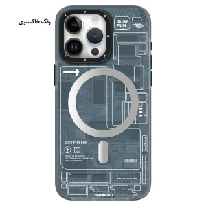 کاور یانگ کیت مدل Futuristic Circuit مناسب برای گوشی موبایل اپل iphone 15 pro max