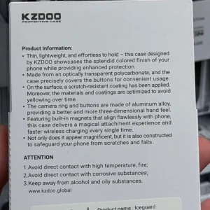 کاور کی-زد دوو مدل ICEGUARD مناسب برای گوشی موبایل اپل IPHONE 17 Air