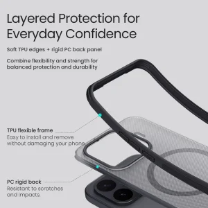 کاور اپیکوی مدل NillSkin Frosted Pro Magnetic Transparent مناسب برای گوشی موبایل شیائومی 17T Pro
