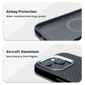 کاور اپیکوی مدل  Slim Carbonic Fiber Magnetic مناسب برای گوشی موبایل اپل iPhone 17 Pro Max