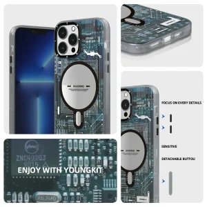 کاور یانگ کیت مدل 01-Technology Futuristic مناسب برای گوشی موبایل اپل iphone 15 promax