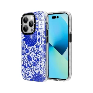 کاور یانگ کیت مدل Blue and White مناسب برای گوشی موبایل اپل iphone 13