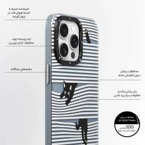 کاور یانگ کیت مدل Black Kitten Adventure Playground MagSafe مناسب برای گوشی موبایل اپل iphone 15promax