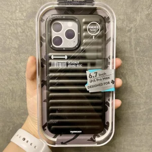 کاور یانگ کیت مدل پافر رنگ تیتانیوم مناسب برای گوشی موبایل اپل iphone 15promax