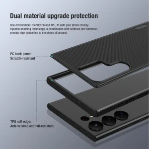 کاور اپیکوی مدل NillSkin Frosted Pro مناسب برای گوشی موبایل سامسونگ Galaxy S23 Ultra