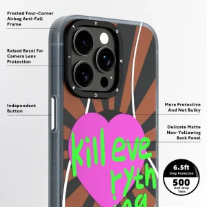 کاور یانگ کیت مدل Brown Defiant مناسب برای گوشی موبایل اپل iphone 14promax