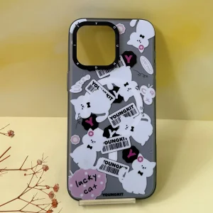 کاور یانگ کیت مدل cat&amp;dog مناسب برای گوشی موبایل اپل Apple iphone 15 promax