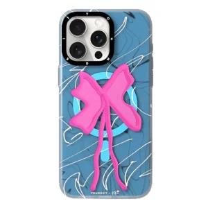 کاور یانگ کیت مدل pink bow مناسب برای گوشی موبایل اپل Apple iphone 15 promax