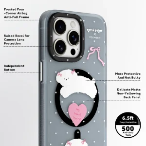 کاور یانگ کیت مدل Cat&amp;Point Sweet مناسب برای گوشی موبایل اپل iphone 14pro