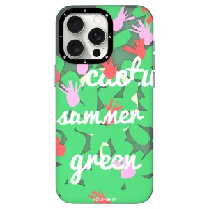 کاور یانگ کیت مدل Summer Green مناسب برای گوشی موبایل اپل iphone 14promax