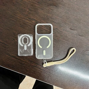 کاور اپیکوی مدل Utryee Wallet Magsafe مناسب برای گوشی موبایل اپل iPhone 17 Pro Max به همراه بند و جای کارتی مگنتی