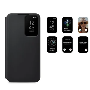 کیف کلاسوری سامسونگ مدل Clear View Cover مناسب برای گوشی موبایل سامسونگ Galaxy S22 Plus