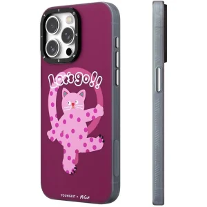 کاور یانگ کیت مدل Polka dot cat مناسب برای گوشی موبایل Apple iphone 15 promax