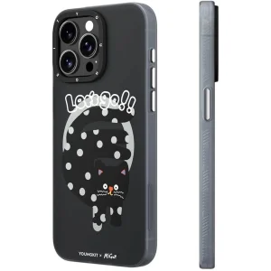 کاور یانگ کیت مدل Polka dot cat مناسب برای گوشی موبایل Apple iphone 15 promax