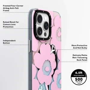 کاور یانگ کیت مدل Color Changing Floral مناسب برای گوشی موبایل اپل iphone 14promax