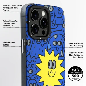 کاور یانگ کیت مدل Blue Nina Canvas مناسب برای گوشی موبایل اپل iphone 15promax