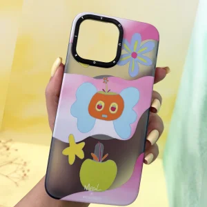 کاور یانگ کیت مدل flower butterfly مناسب برای گوشی موبایل iphone 15 pro max