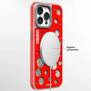 کاور یانگ کیت مدل Polka Dots Quicksand Magsafe مناسب برای گوشی موبایل اپل iphone 15promax