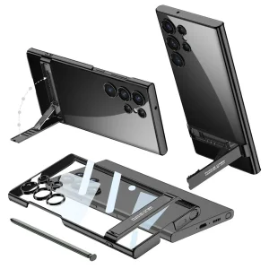 کاور اپیکوی مدل KickStand Clear مناسب برای گوشی موبایل سامسونگ Galaxy S24 Ultra