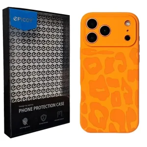 کاور اپیکوی مدل Leopard Silicone مناسب برای گوشی موبایل اپل iPhone 17 Pro