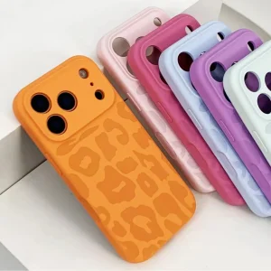 کاور اپیکوی مدل Leopard Silicone مناسب برای گوشی موبایل اپل iPhone 17 Pro