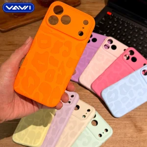 کاور اپیکوی مدل Leopard Silicone مناسب برای گوشی موبایل اپل iPhone 17 Pro