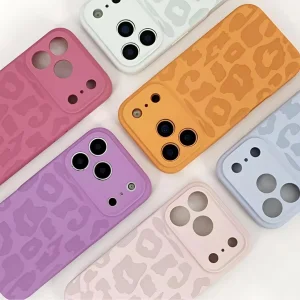 کاور اپیکوی مدل Leopard Silicone مناسب برای گوشی موبایل اپل iPhone 17 Pro