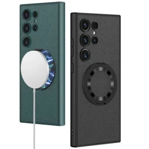 کاور اپیکوی مدل Ring Mag Leather مناسب برای گوشی موبایل سامسونگ Galaxy S24 Ultra