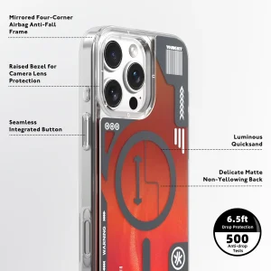 کاور یانگ کیت مدل شب رنگ کد cyberpunk مناسب برای گوشی موبایل اپل iPhone 16 pro max